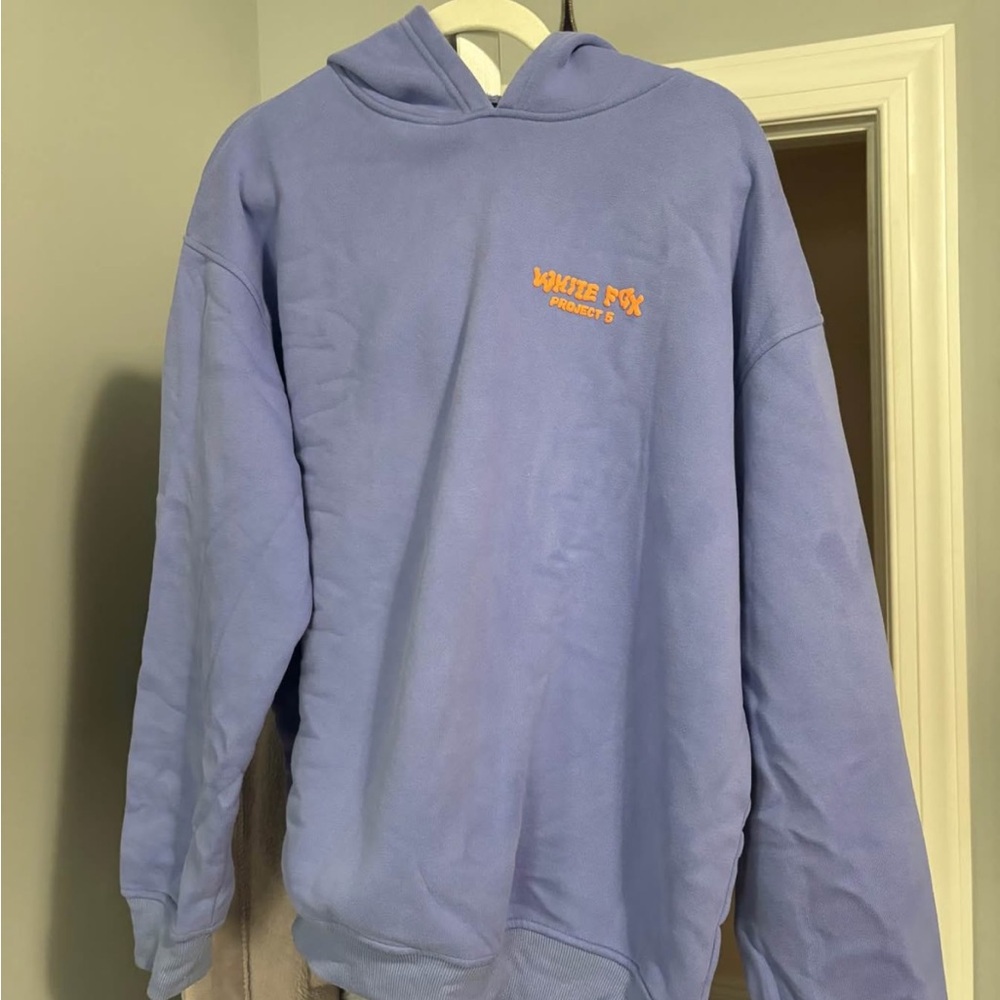 White Fox Purple Hoodie